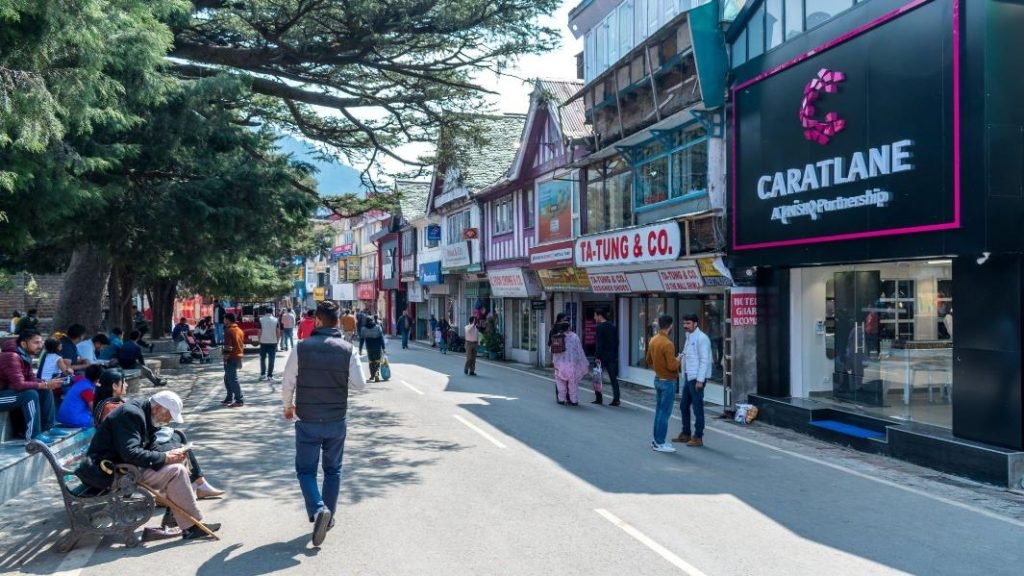 Mall road Shimla