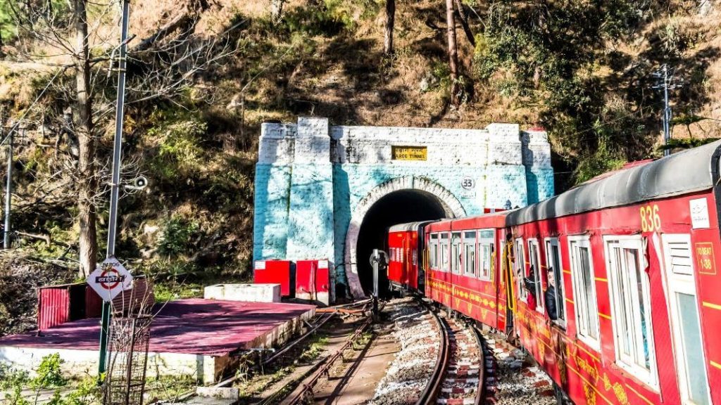 Reach Shimla by train