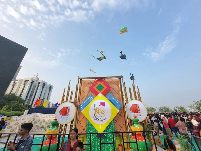 One of the best Things to Do in Gujarat is attend the International Kite Festival in Ahmedabad
