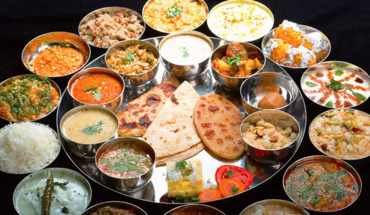 Enjoy a traditional Rajasthani thali
