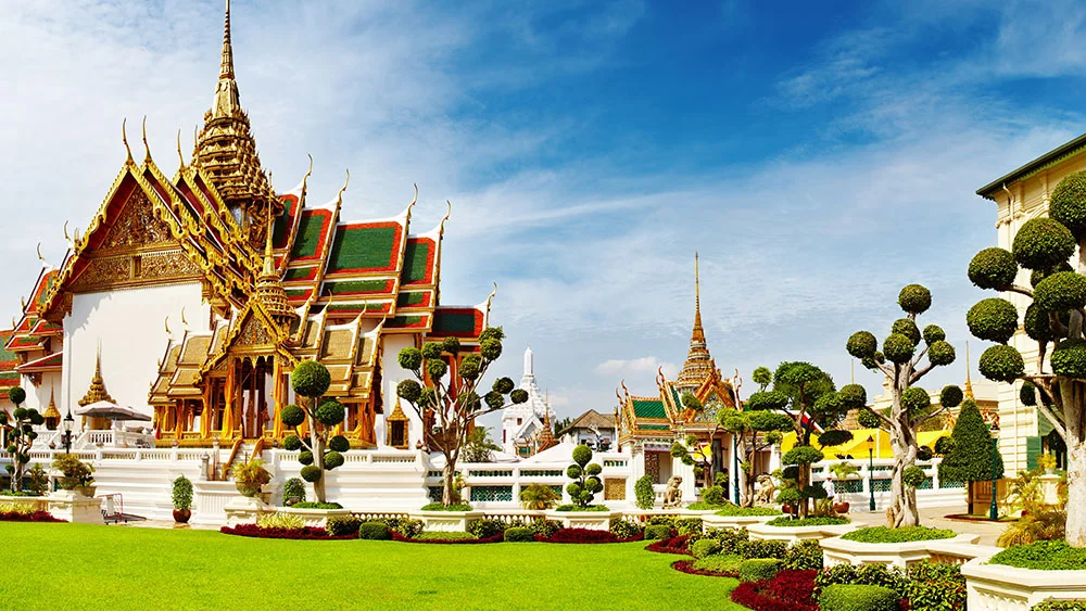 Grand Palace and Wat Phra Kaew in Thailand