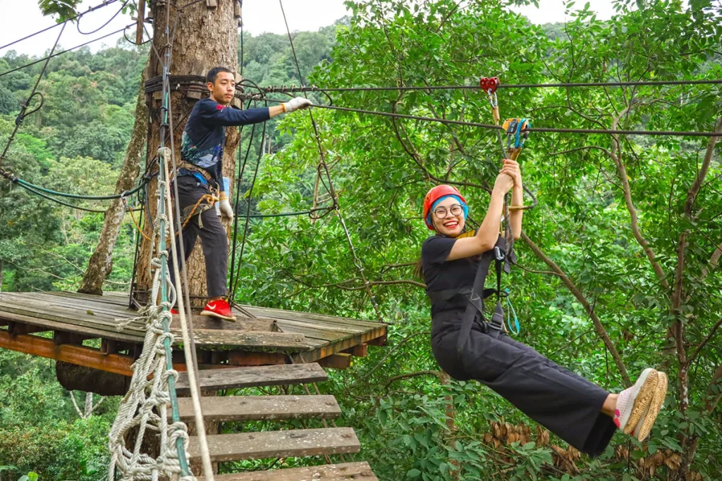 Zip Lining in Chiang Mai
